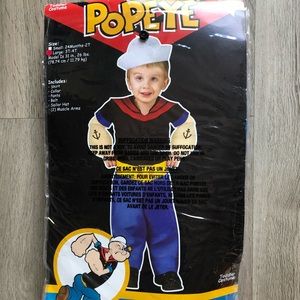 Popeye Halloween costume 3T-4T